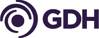 GHD purlple logo